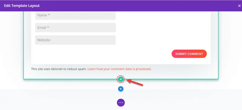 Add A New Row In Divi Builder