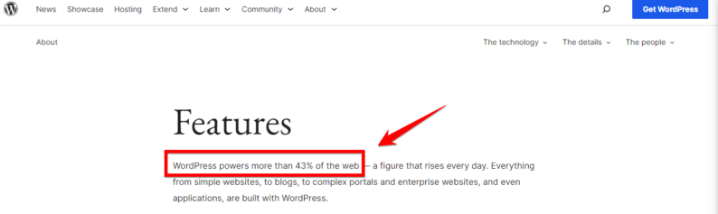 Wordpress Used By 43% Of The Websites