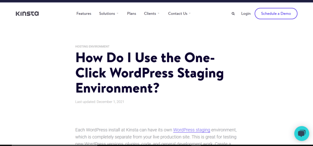 Setting Up A Wordpress Staging Site With Kinsta