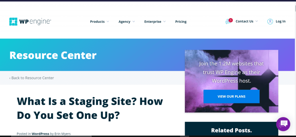 Setting Up A Wordpress Staging Site With Wp Engine