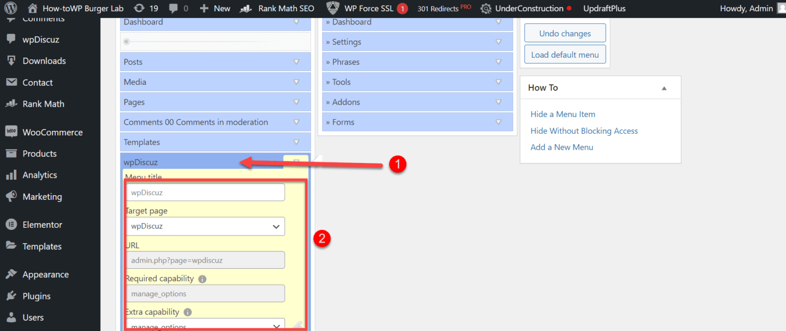 How to Customize WordPress Admin Dashboard - How-To WP