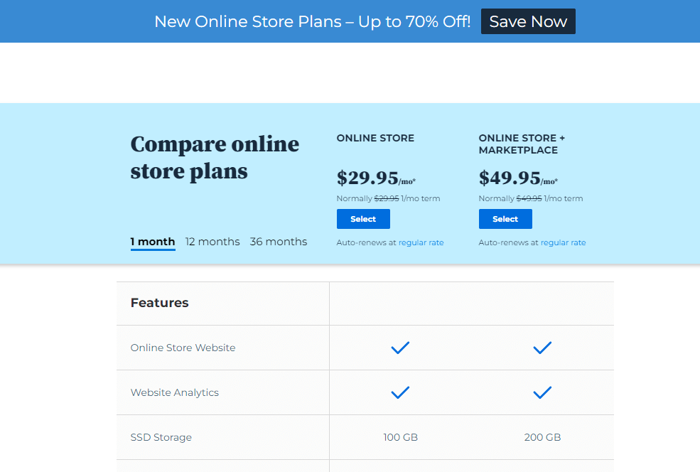 Bluehost Pricing Plans