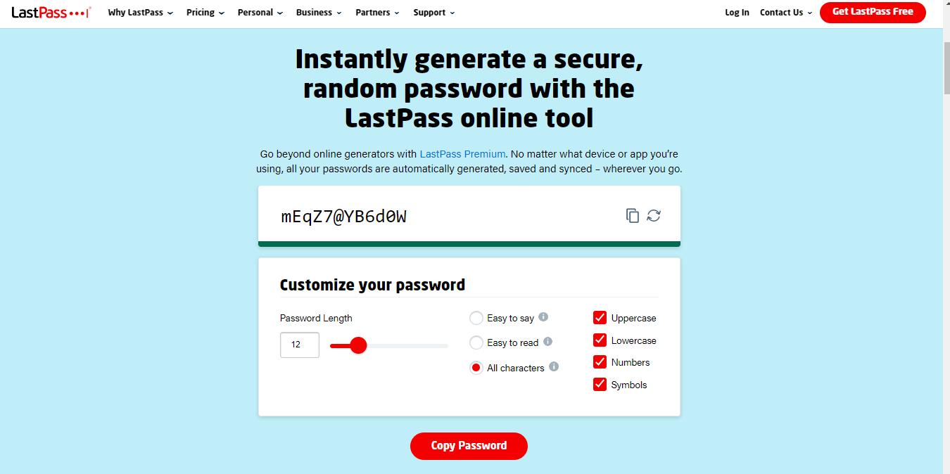 Passwords Generator