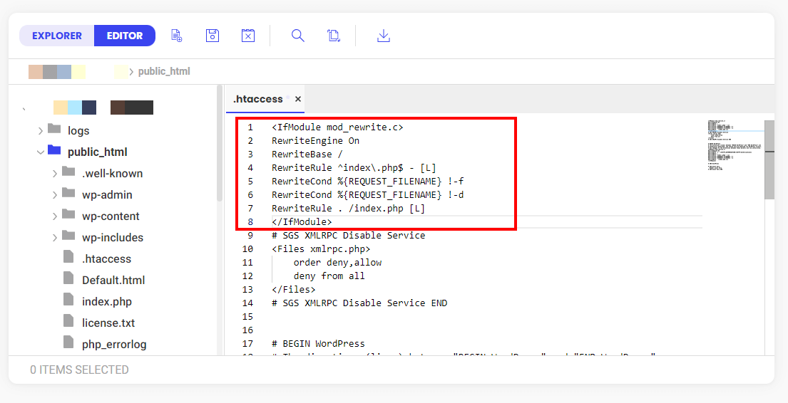 Added A Code In To Htaccess File